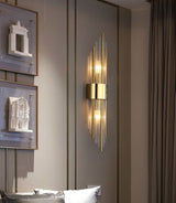Modern Crystal Wall Lamp  Gold Finish Metal Sconce - Product detail 7