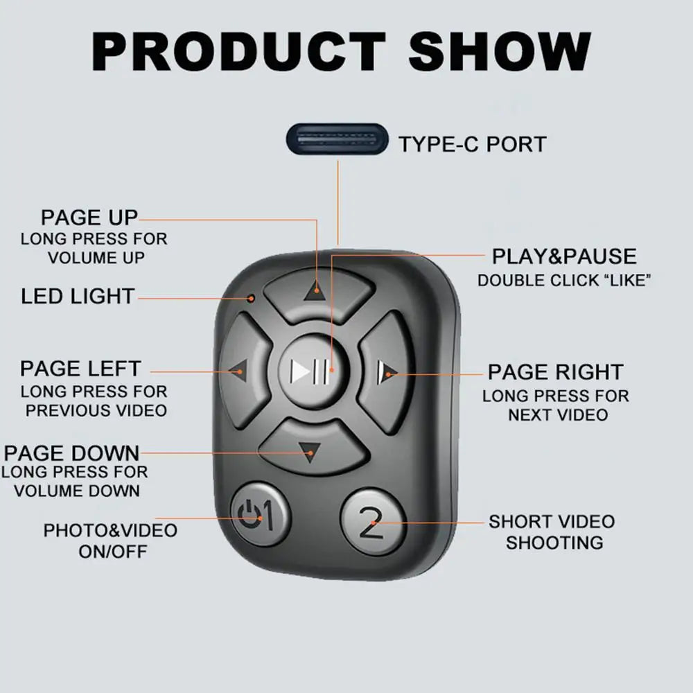 Smart Ring Remote Control  Wireless Multi-Function Device - Product detail 15