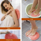 Silicone Bath Scrubber  Dual-Purpose Massage  Exfoliation Mat - Product showcase