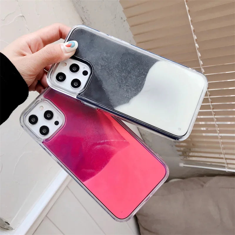 Dynamic Liquid iPhone Case  Luminous Glitter Quicksand Design - Product detail 6