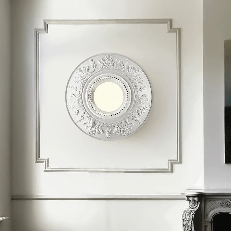 Vintage Ceiling Light  Ornate Floral Relief Pattern - Product detail 12