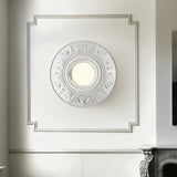 Vintage Ceiling Light  Ornate Floral Relief Pattern - Product detail 12