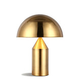 Modern Touch Table Lamp  Brushed Gold Dome Design - Product detail 8