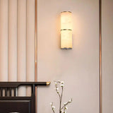 Modern Marble Wall Light  Gold Copper Accent - Product detail 4