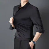 Professional Stretch Dress Shirt  Moisture-Wicking Comfort Fit - Product detail 10
