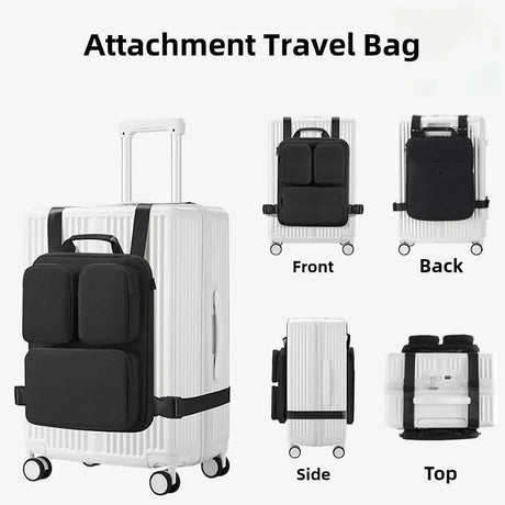 Travel Luggage Organizer  Multi-Compartment Suitcase Attachment - Product showcase