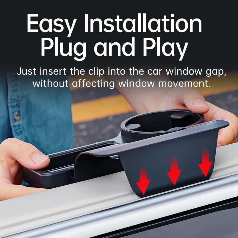 Car Door Storage Organizer  Multi-Function Cup Holder With Phone Slot - Product detail 9