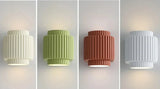 Modern Wall Sconce  Ribbed Resin Design - Product detail 10