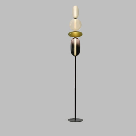 Modern Floor Lamp  Stacked Glass Spheres Design - Product detail 20