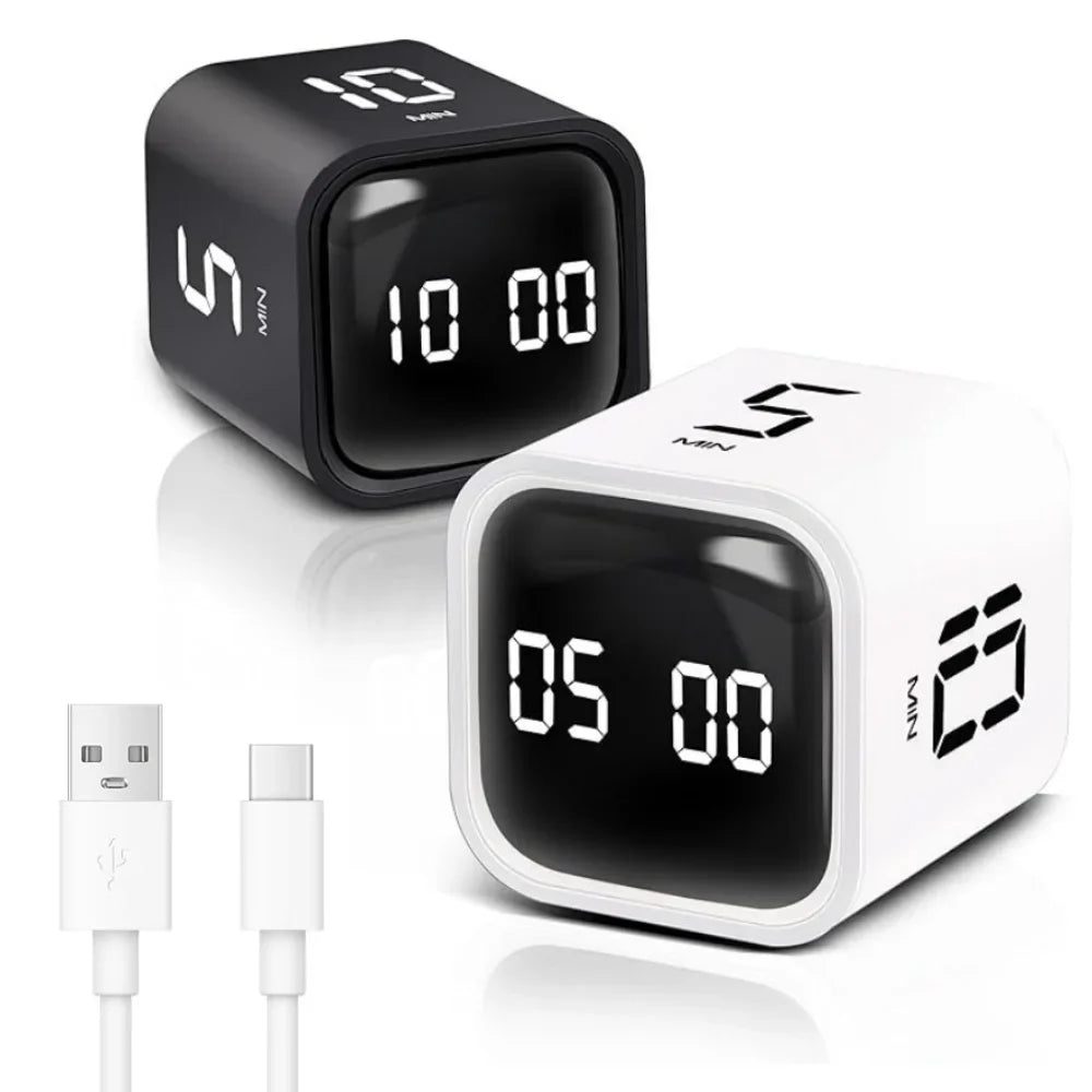 Digital Productivity Timer  Smart Cube Design With Gravity Sensor - Product detail 12