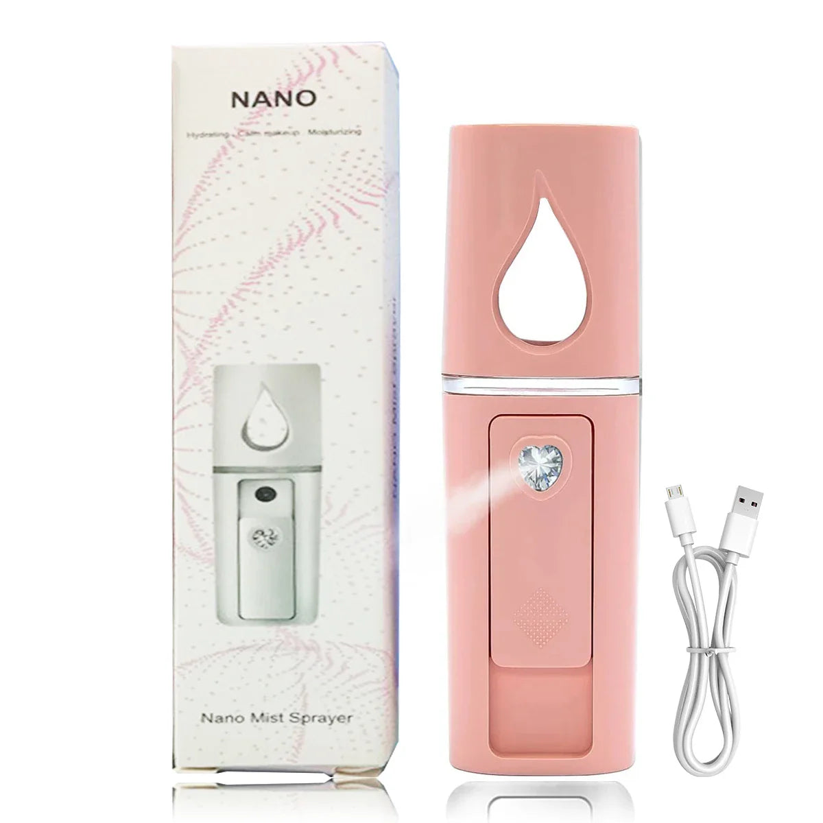 Portable Facial Mist Device  Nano Hydration Sprayer With Moisture Tester - Product detail 4
