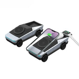 Multi-Device Wireless Charging Station  Motorized Rotation With Ambient Light - Product detail 10