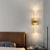 Modern Crystal Wall Light  Bubble Glass Gold Finish - Product example