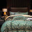 Tropical Luxury Bedding Set  Egyptian Cotton Leaf Pattern - Product detail 8