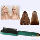 Professional Hair Styling Brush  Ceramic Ionic Straightener - Detailed view
