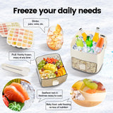 Modern Ice Cube Maker  Double Layer Storage With Handle - Product detail 12
