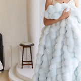 Luxury Winter Throw Blanket  Cloud-Soft Textured Design - Detailed view