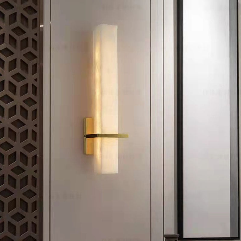 Modern LED Wall Lamp  Vertical Bar Design in White - Product example