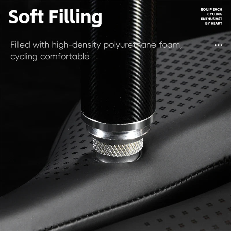Ergonomic Bike Saddle  Shockproof Leather Cushion Design - Product detail 4