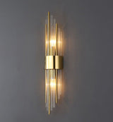 Modern Crystal Wall Lamp  Gold Finish Metal Sconce - Product detail 8