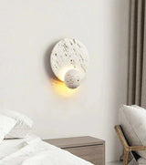Stone Wall Light  Natural Textured Round Design - Product detail 8