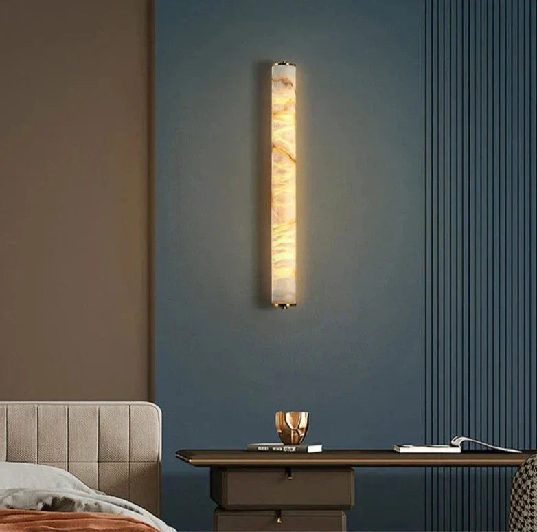 Marble Wall Light  Modern LED Cylinder Sconce - Product detail 7