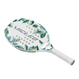 Beach Tennis Paddle  Floral Design Carbon Fiber Racquet - Product example
