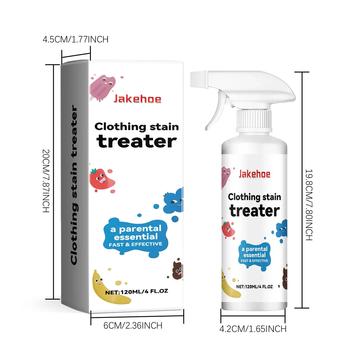 Professional Stain Remover Spray  Fast-Acting Fabric Cleaner - Product detail 14