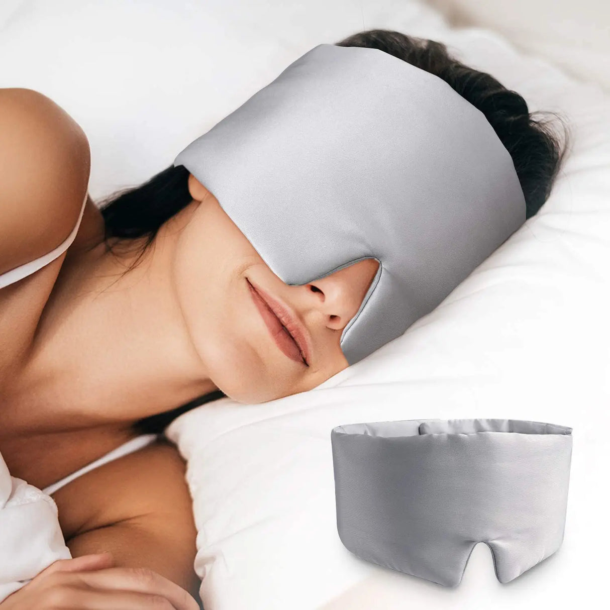 Mulberry Silk Sleep Mask  Premium Light Blocking Design - Product showcase