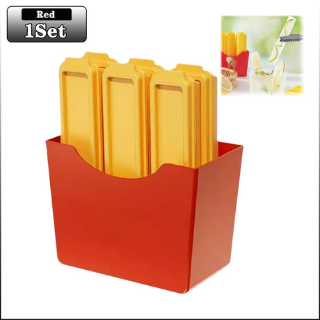 Long Ice Stick Mold  Slim Silicone French Fries Design - Product detail 13