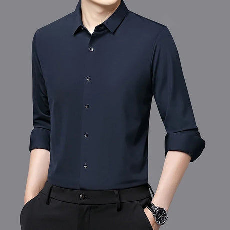 Professional Stretch Dress Shirt  Moisture-Wicking Comfort Fit - Product detail 16