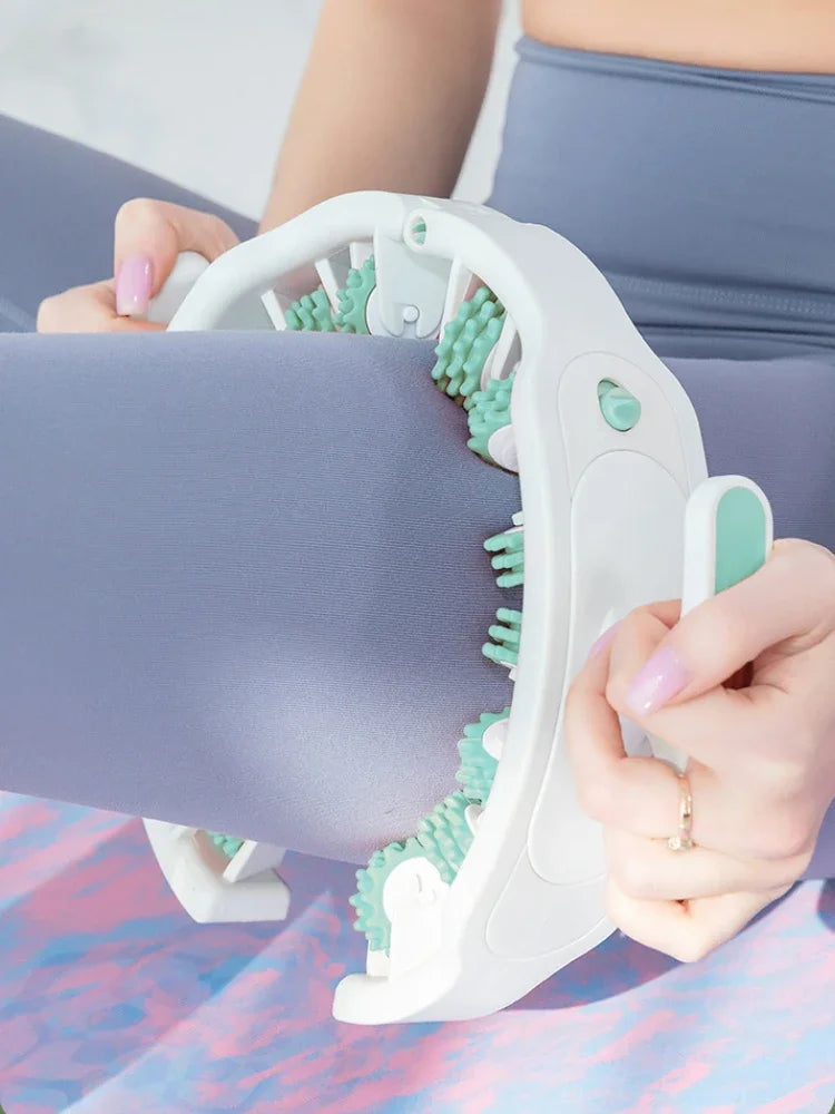 Ergonomic Body Massager  14-Wheel Therapeutic Roller Design - Product example