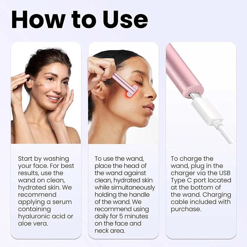 Anti-Aging Eye Massager  LED Red Light Therapy Device - Product detail 14