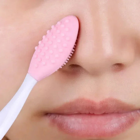 Silicone Facial Cleansing Brush  Gentle Exfoliating Tool - Product showcase