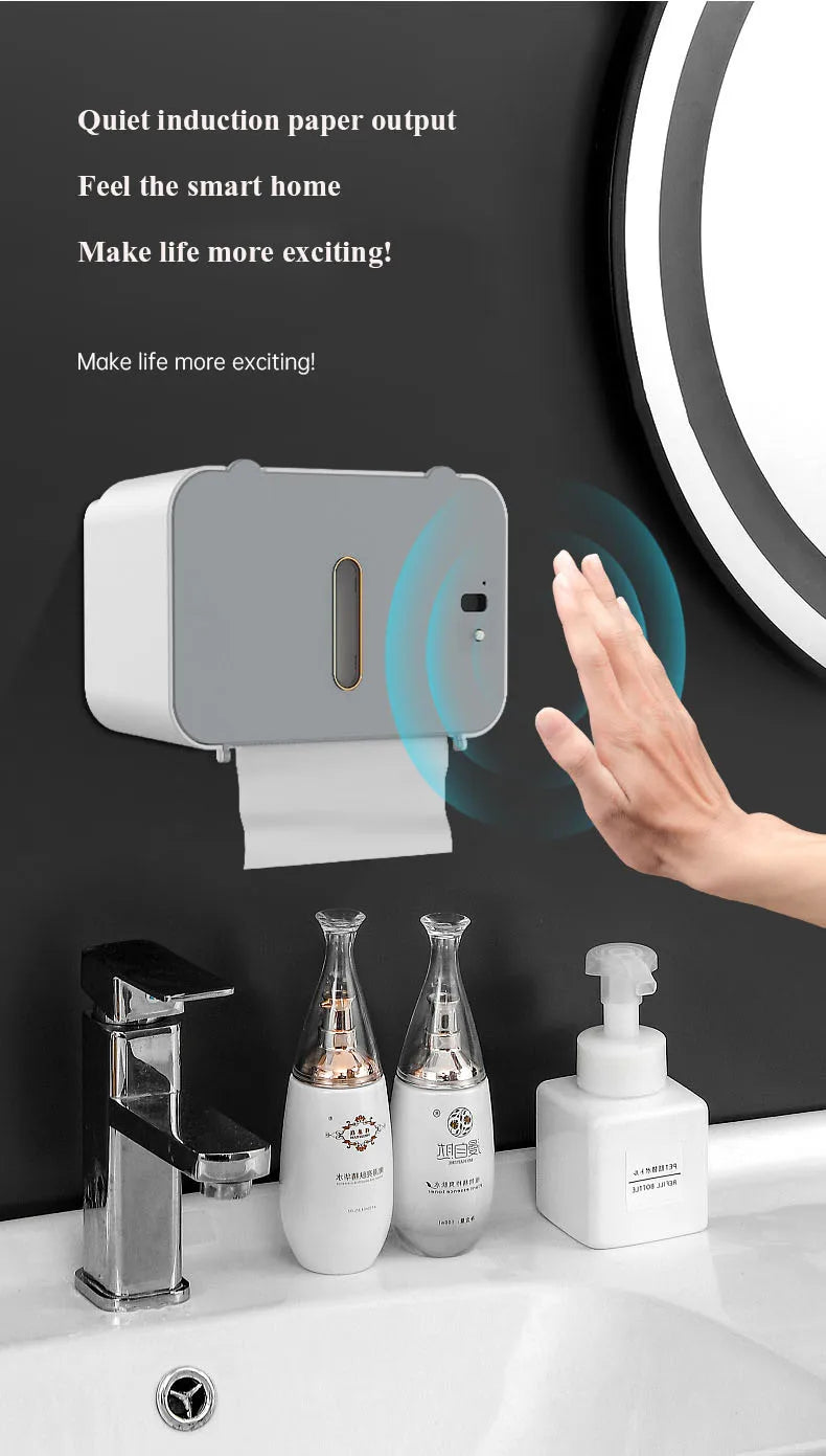 Smart Touchless Tissue Dispenser  Wall-Mount Automatic Paper Holder - Product detail 7