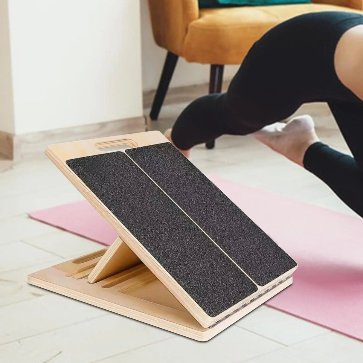 Adjustable Slant Board  Professional Wooden Calf Stretcher - Product example