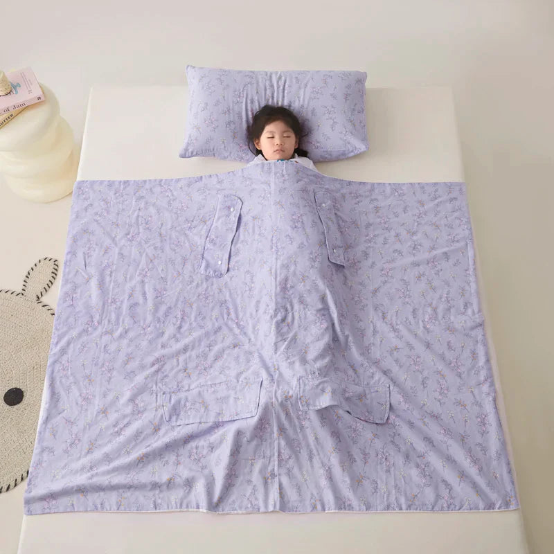 Kids Sleep Comfort Blanket  Stay-Put Design With Foot Pocket - Product detail 5