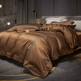Egyptian Cotton Duvet Set  Premium Embroidered Bedding Collection - Product detail 6