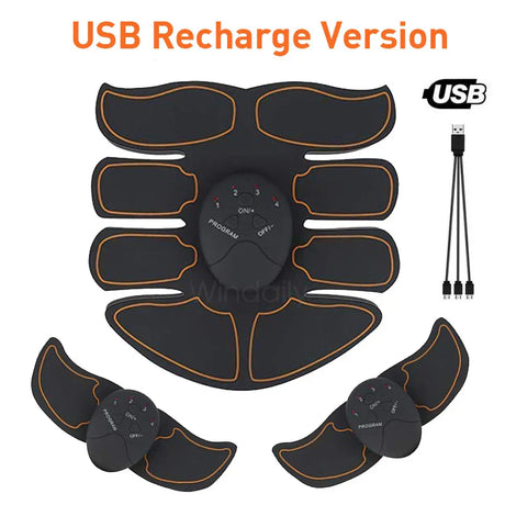 Smart EMS Muscle Trainer  USB Rechargeable Fitness Device - Product detail 14