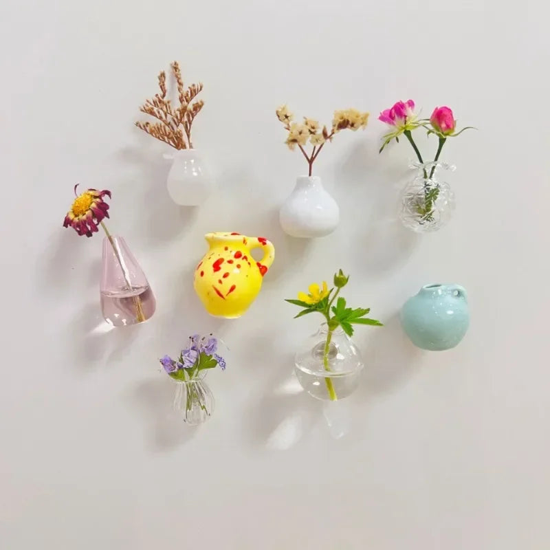 Magnetic Mini Vases  Decorative Earthenware Collection - Product detail 5