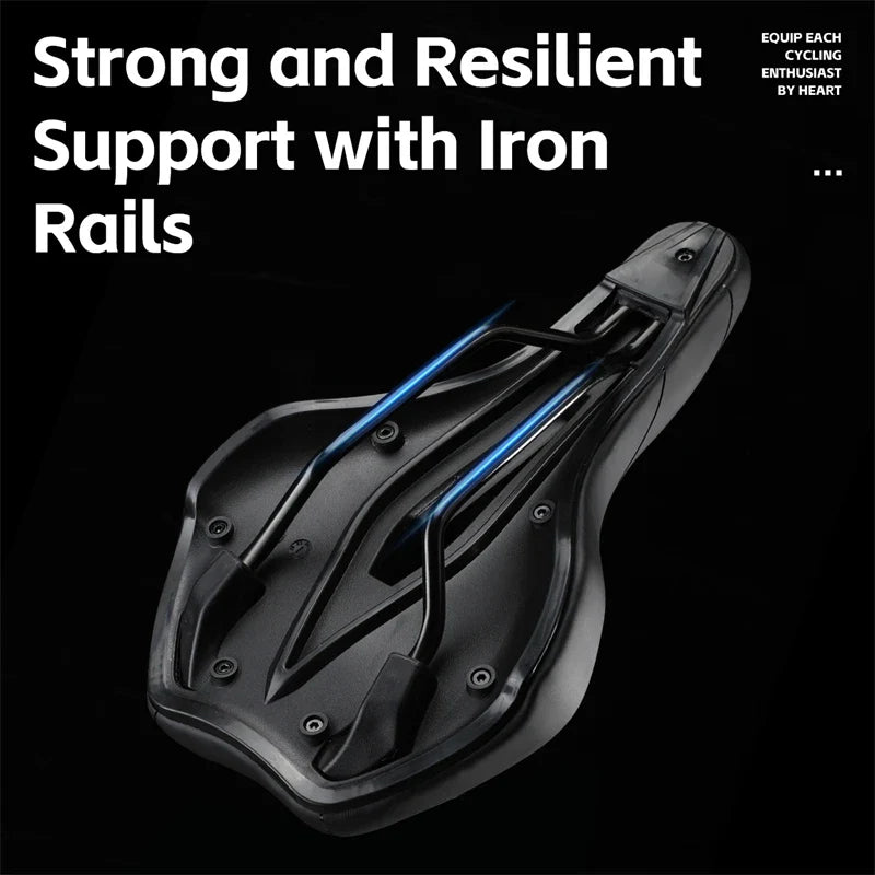 Ergonomic Bike Saddle  Shockproof Leather Cushion Design - Product detail 5