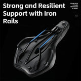 Ergonomic Bike Saddle  Shockproof Leather Cushion Design - Product detail 5