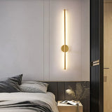 Modern LED Wall Sconce  Linear Gold Metal Design - Product detail 7