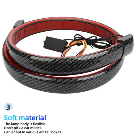 LED Car Spoiler Light  Carbon Fiber Strip With Brake Function - Product detail 11