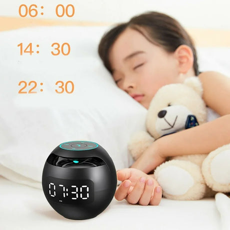 Smart Digital Alarm Clock  RGB Light Bluetooth Speaker Display - Product detail 6