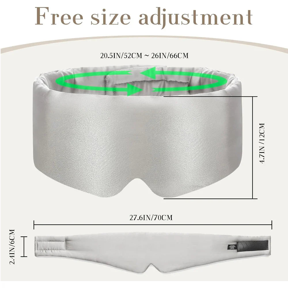 Mulberry Silk Sleep Mask  Luxury Light Blocking Design - Product detail 5