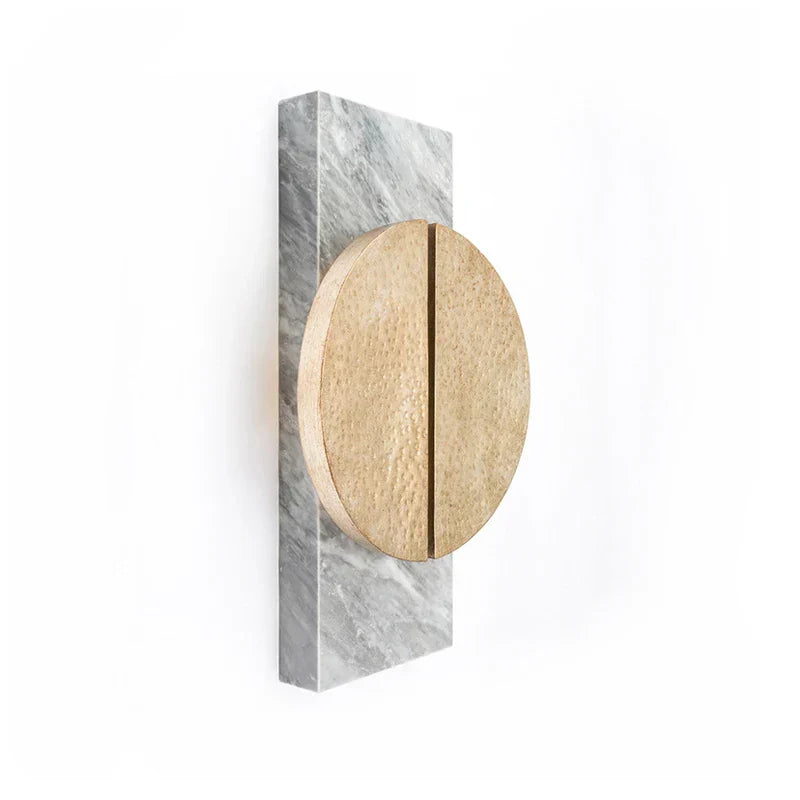 Modern Marble Wall Light  Black Stone Half Moon Design - Product detail 10