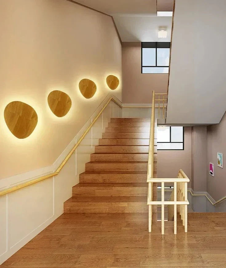 Modern Wooden Wall Light  Natural Aluminum Finish - Product detail 12