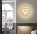 Modern Marble Wall Light  Natural Stone Circle Design - Product detail 5