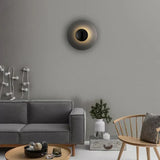 Modern LED Wall Light  Textured Carbon Ring Design - Product example